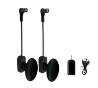 Ysislybin Micrófono de Instrumento Inalámbrico, 2,4GHz Micrófono Inalámbrico para Instrumentos con Ventosa Desmontable Captador Giratorio de 360° para Interpretaciones de Saxofón Guitarra