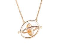 ysister Collar Harry, Time Theme Spins, Giratiempo 360 grados, Colgante con reloj de arena, Time Turner Granger, Time Turner Collar Mágico, Colgante niña