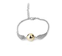 ysister Pulsera harry regalos,pulsera para mujer y niña, Harry Potter Retro Pulsera de las Reliquias de la Muerte, cadena de plata, regalo para adolescentes