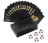 YSJCHEBS 1 Juego De Naipes De Plástico Y 5 Dados, Naipes Impermeables, Naipes Resistentes Al Desgaste, Juegos De Fiesta, Juegos Interactivos