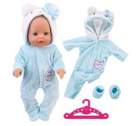 YSJCHEBS 1 Juego De Ropa para Muñecas Y 1 Percha, Accesorios para Muñecas, Juguetes para Niñas, Accesorios para Vestir Muñecas, Ropa Bonita para Muñecas