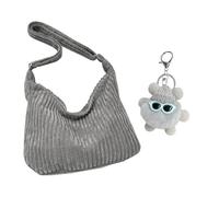 YSJCHEBS 1 Mochila De Pana Y 1 Cole, Bolso De Hombro De Gran Capacidad, Bolso De Hombro Casual De Moda, Bolso De Hombro Para Mujer