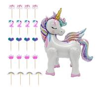 YSJCHEBS 1 Pieza De Globo Dulce, Juego De 20 Piezas De Forros para Pasteles Pequeños, Globos De Fiesta, Decoraciones De Fiesta para Niñas, Decoraciones De Cumpleaños, Globos De Papel De Princesa