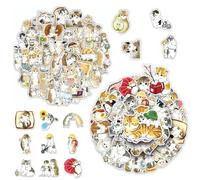 YSJCHEBS 100 Pegatinas De Gatos De Dibujos Animados, Pegatinas Bonitas, Pegatinas para Niños, Pegatinas Impermeables, Pueden Decorar Equipaje, Álbumes De Recortes, Botellas De Agua