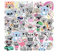 YSJCHEBS 100 Pegatinas De Koala De Dibujos Animados, Lindas Pegatinas De Graffiti, Pegatinas De Animales Impermeables, Decoración De Pegatinas, Adecuadas para Maletas, Vasos De Agua, Computadoras