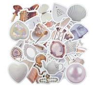 YSJCHEBS 100 Pegatinas Decorativas, Pegatinas Retro, Pegatinas De Mujer, Pegatinas Estéticas, Pueden Decorar Álbumes De Recortes, Computadoras, Botellas De Agua