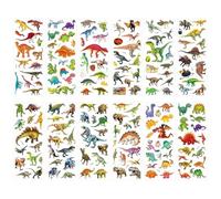 YSJCHEBS 12 Hojas De Pegatinas De Dinosaurios Simulados, Dinosaurios Adhesivos 3D para Niños, Pegatinas De Garras De Dinosaurio 3D, Regalos De Fiesta De Dinosaurios De Cumpleaños para Niños
