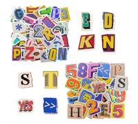 YSJCHEBS 150 Piezas De Pegatinas De Letras Digitales, Decoración De Pegatinas De Personalidad Creativa, Pegatinas De Decoración De Portátiles De Equipaje De Bricolaje, Pegatinas Interesantes