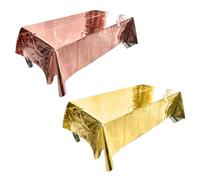 YSJCHEBS 2 Manteles Brillantes, Decoración De Mesa De Cumpleaños, Mantel De Cumpleaños, Decoración De Cumpleaños para Mujeres, Decoración De Mesa Rosa, Decoración De Fiesta Rosa