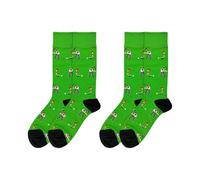 YSJCHEBS 2 Pares De Calcetines Con Estampado De Golf, Calcetines Divertidos De Dibujos Animados, Calcetines De Algodón Suaves Y Transpirables, Calcetines De Regalo, Calcetines Para Fanáticos