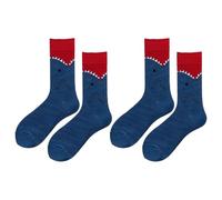 YSJCHEBS 2 Pares De Calcetines De Tiburón, Calcetines De Personalidad De Moda, Calcetines De Diseño Creativo, Calcetines Interesantes, Calcetines De Hombre