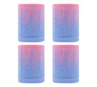 YSJCHEBS 2 Pares De Muñequeras Deportivas, Muñequeras Antisudor, Muñequeras Deportivas De Nylon, Muñequeras Suaves Y Transpirables, Adecuadas para Yoga, Fitness, Correr, Baloncesto Y Otros Deportes
