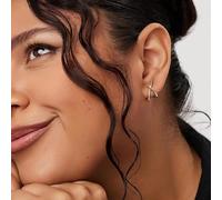 YSJCHEBS 2 Pares De Pendientes De Moda, Pendientes De Metal Dorado Y Plateado, Pendientes De Mujeres, Pendientes Creativos Simples, Pendientes Personalizados, Regalos De Joyería