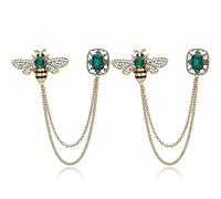 YSJCHEBS 2 Piezas Broches De Abeja, Broches Vintage, Broches De Pedrería, Broches De Decoración De Ropa, Broches Elees para Mujer