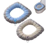 YSJCHEBS 2 Uds Almohadilla para Cubierta De Asiento De Inodoro, Cubierta Cálida para Inodoro, Cubierta De Felpa para Inodoro, Cubierta Suave para Inodoro, Accesorios para Inodoro