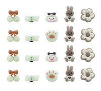 YSJCHEBS 20 Piezas De Adornos Luminosos Para Zapatos De Dibujos Animados, Flores Decorativas Para Zapatos, Lindas Hebillas Luminosas Para Zapatos, Accesorios De Decoración De Zapatos Diy