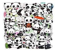 YSJCHEBS 200 Pegatinas De Panda, Pegatinas De Animales Lindos, Pegatinas Creativas De Dibujos Animados, Pegatinas Interesantes, Pegatinas De Decoración De Artículos
