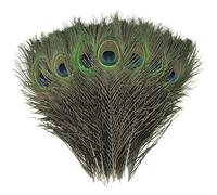 YSJCHEBS 25 Uds Plumas De Pavo Real Decoración del Hogar Materiales Artesanales DIY Decoraciones De Plumas Decoraciones Creativas