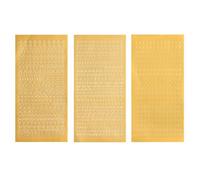 YSJCHEBS 3 Adhesivos Alfanuméricos, Adhesivos Decorativos Multifuncionales, Adhesivos De PVC, Adhesivos Lindos, Se Pueden Utilizar para Decorar Fotos, Velas, Tazas, Álbumes De Recortes, Etc.