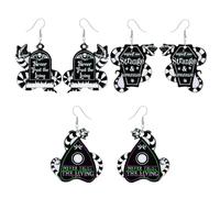 YSJCHEBS 3 Pares De Pendientes con Elemento De Serpiente, Pendientes Divertidos, Pendientes De Diseño Creativo, Accesorios De Ropa De Fiesta, Pendientes Acrílicos De Dibujos Animados