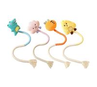 YSJCHEBS 4 Uds. De Juguetes para Gatos, Juguetes De Peluche De Dibujos Animados, Juguetes para Masticar para Gatos, Suministros para Mascotas