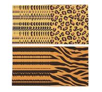 YSJCHEBS 40 Servilletas con Estampado De Animales, Servilletas con Estampado De Texturas De Animales, Servilletas para Fiestas En La Jungla, Servilletas para Decoración De Celebraciones