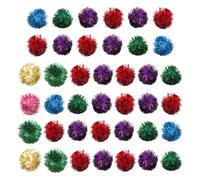 YSJCHEBS 40 Uds. Bolas De Juguete Brillantes para Mascotas, Suministros para Mascotas, Juguetes Interactivos para Mascotas, Juguetes Divertidos para Gatos, Juguetes para Mascotas De Interior