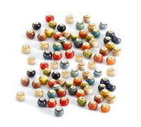 YSJCHEBS 400 Piezas De Cuentas De Cerámica, Materiales De Joyería De Bricolaje, Joyería Casera, Se Pueden Usar para Hacer Pulseras, Collares, Aretes Y Coles.