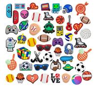 YSJCHEBS 50 Piezas De Decoraciones Creativas Para Zapatos, Decoraciones Para Zapatos De Estilo De Dibujos Animados, Lindas Decoraciones Para Zapatos Para Niños, Accesorios Coloridos Para Zapatos