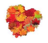 YSJCHEBS 500 Uds. Hojas De Arce Simuladas, Plantas Simuladas, Accesorios para Fotos, Decoraciones para Fiestas, Decoración De Mesa, Decoración De Hojas, Decoración del Hogar