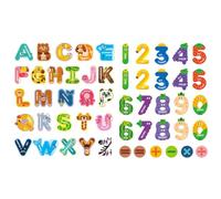 YSJCHEBS 52 Piezas Imanes Magnéticos para Nevera, Imanes Magnéticos para Nevera De Animales, Juegos De Aprendizaje del Alfabeto Magnético, Juguetes Magnéticos para Niños, Educación para Nevera