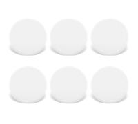 YSJCHEBS 6 Piezas Posavasos Redondos Aislantes Blancos de Silicona Antideslizantes para El Hogar Accesorios para Muebles