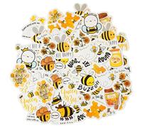 YSJCHEBS 92 Lindas Pegatinas De Abejas, Decoración De Abejas, Pegatinas De Abejas, Decoración De Personajes De Abeja, Girasol De Decoración De Abejas, Pegatinas De Insectos