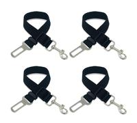 YSJCHEBS Arnés para Mascotas De 4 Piezas, Cinturón De Seguridad para Coche para Perros del Reino Unido, Arnés Fijo Ajustable, Clip para Arnés para Perros, Accesorios para Perros
