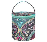 YSJCHEBS Bolsa De Almacenamiento De Lana De 1 Pieza, Bolsa De Almacenamiento De Herramientas para Tejer, Bolsa De Almacenamiento Retro, Accesorios De Tejer, Bolsa De Almacenamiento para El Hogar