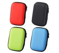 YSJCHEBS Caja De Naipes De 4 Piezas, Bolsa De Almacenamiento Portátil, Bolsa De Auriculares, Bolsa Impermeable