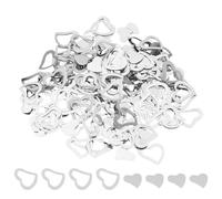 YSJCHEBS Confeti De Corazón Plateado De 40G, Confeti De Lentejuelas De Corazón, Confeti De Decoración De Mesa, Confeti De Boda, Adecuado para El Día De San Valentín, Bodas Y Aniversarios