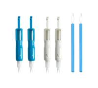 YSJCHEBS Enhebrador De Agujas para Máquina De Coser De 4 Piezas, Enhebrador De Agujas Cilíndrico De 2 Piezas, Guías De Hilo para Máquinas De Coser, Herramientas De Costura para El Hogar