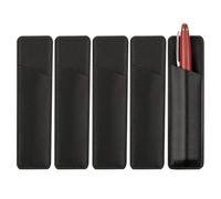 YSJCHEBS Estuche Magnético Para Bolígrafos De 5 Piezas, Estuche Negro Para Bolígrafos, Portalápices Magnético Para Refrigerador, Estuche Magnético Para Pizarra Blanca De Oficina