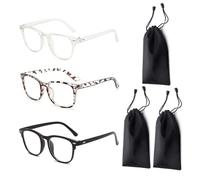 YSJCHEBS Gafas de Luz Azul para Niños y Niñas - 3 Piezas con Bolsas Antideslumbrantes