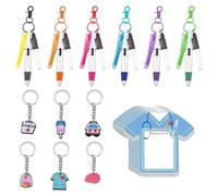 YSJCHEBS Juego De Bolígrafos De Enfermera De 30 Piezas, 1 Juego De Bloc De Notas, Accesorios De Enfermera, Juego De Accesorios De Insignia De Enfermera, Bolígrafo Llavero, Bolígrafo De Color