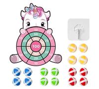 YSJCHEBS Juguete para Lanzar para Niños, 1 Pieza, Viene con 12 Bolas Adhesivas Y 1 Gancho, Juguete Bonito De Dibujos Animados, Juguete Creativo, Regalo para Niñas