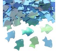 YSJCHEBS Lentejuelas De Peces Pequeños De 45 G, Peces Decorativos, Decoración del Mundo Submarino, Decoración De Dispersión De Peces, Decoración De Cumpleaños De Confeti