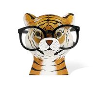 YSJCHEBS Marco De Gafas De Tigre De 1 Pieza, Marco De Madera para Gafas, Marco De Gafas Creativo, Adornos De Escritorio Interesantes, Soporte para Gafas