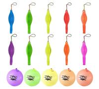 YSJCHEBS Pack De 10 Globos De Impacto para Niños, 5 Globos De Impacto Impresos, Globos De Juguete para Niños, Globos De Látex, Globos Elásticos, Globos De Juguete para Fiestas (Colores Aleatorios)