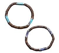 YSJCHEBS Pack De 2 Pulseras De Perlas, Pulseras Sencillas Y De Moda, Unisex, Joyería Personalizada, Pulseras De Pareja, Joyería De Ropa