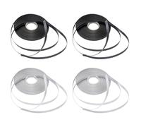 YSJCHEBS Pack De 4 Decoraciones con Globos, Cinta Negra para Globos, Cinta Rizadora Negra, Seda Negra para Envolver Regalos