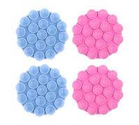 YSJCHEBS Pack De 4 Ventosas Redondas Para Móvil, Soporte De Silicona Para Móvil, Ventosas Multifuncionales