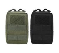 YSJCHEBS Paquete De 2 Bolsas para Cinturón, Bolsa De Herramientas para Exteriores, Bolsa De Almacenamiento Multifuncional, Bolsa De Almacenamiento Portátil, Adecuada para Camping, Senderismo, Etc.