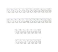 YSJCHEBS Paquete De 4 Soportes Transparentes para Collares, Caja De Almacenamiento para Colgar Joyas, Colgador De Joyas, Accesorios De Armario, Gancho para Collares, Colgador De Acrílico